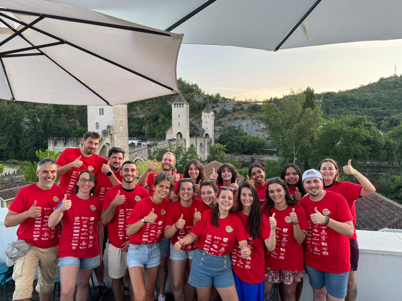 L'équipe Course en Pouce